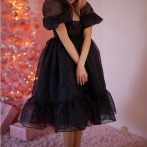 Selkie The Caviar Polka Dot French Dress